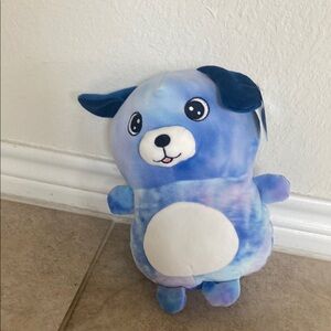 Blue Plush Dog Toy